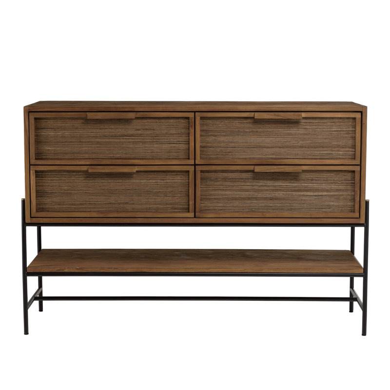 Aakira 150cm Solid Wood Sideboard