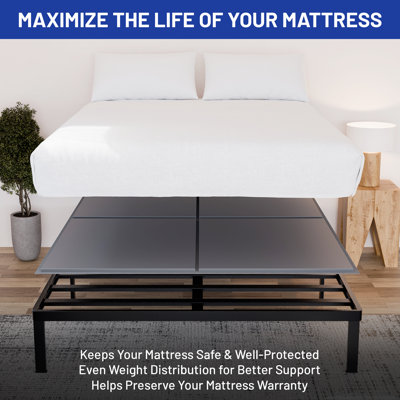 15Mm Bunkie Board King 76X80 – Heavy Duty Under Mattress Support, Low Profile Bed Support Board For Slatted Bed Frame, No Box Spring Needed, Non-Slip
