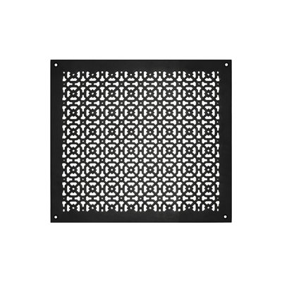 Ouverture de conduit AIR RETOUR 16 po x 18 po | Grille d'air lourde en fonte d'aluminium (18 po x 20 po au total) | Thermolaqué