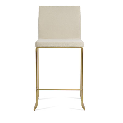 Aria Stackable Bar & Counter Stool in Wool