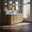 Charlemont 60 In. Bathroom Vanity Cabinet With Sinks And Quartz Top-1453374639-1453546809