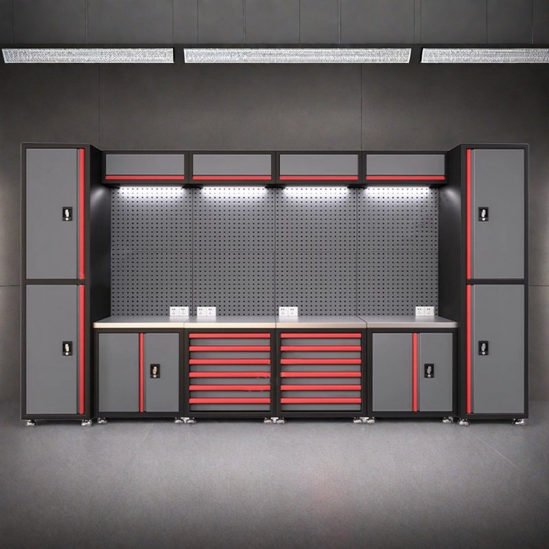 Armoire à outils en métal robuste pour l'industrie automobile