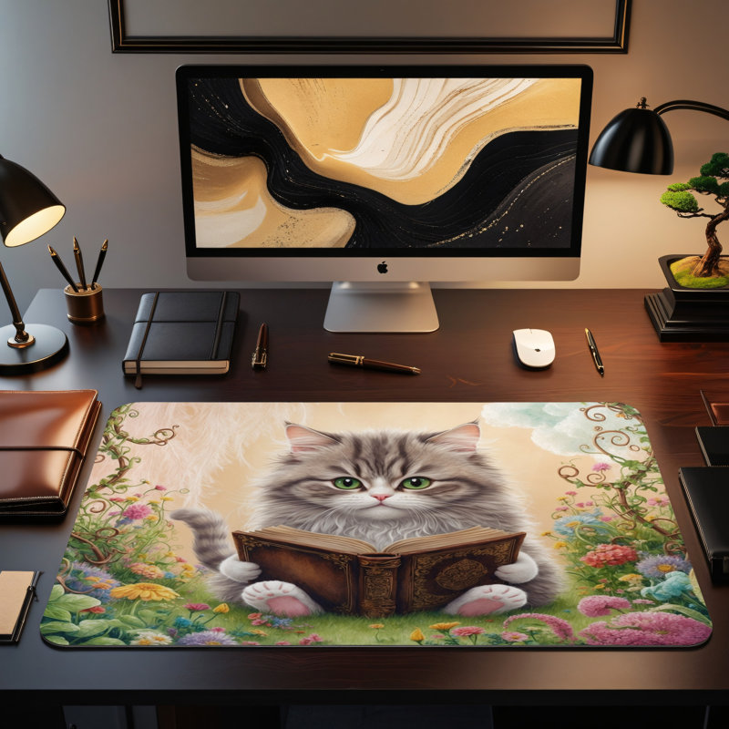 Polyester Desk Pad, 31.5x15.5
