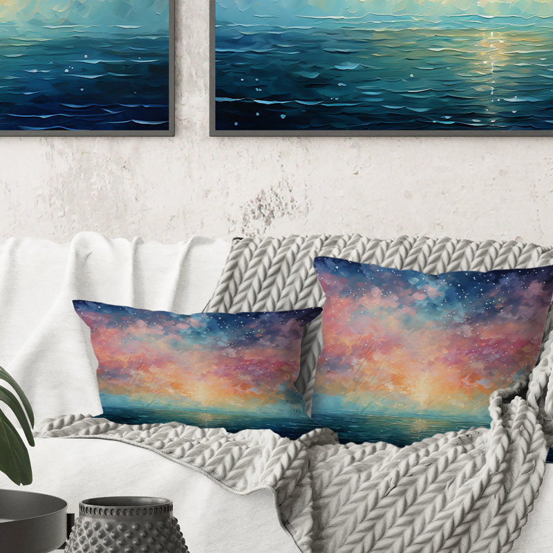 Photo colorée Ciel céleste Mirage I - Coussin décoratif imprimé ciel