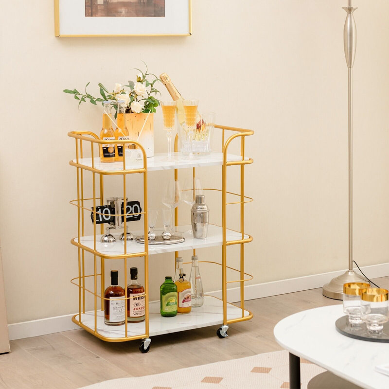 Metal Bar Cart