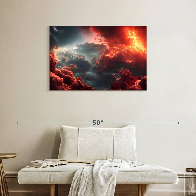 Final Battle Between Hell And Heaven VII, 24" H x 36" W