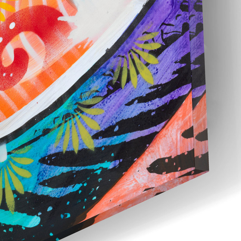 «Surf Hokusai» par Dean Russo, H 12 po x l 16 po x P 0,13 po