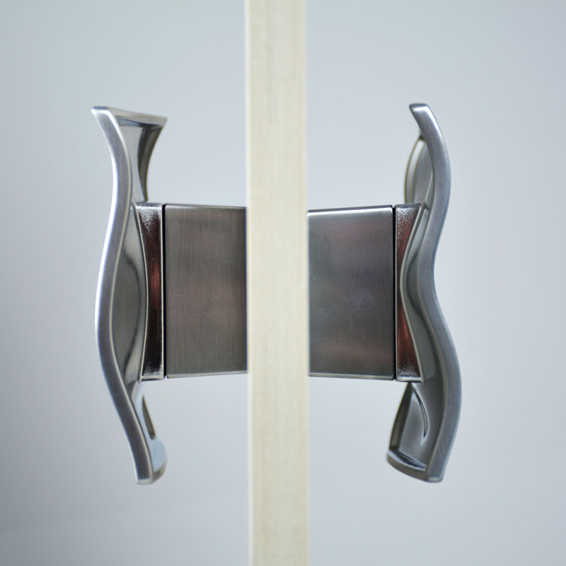 Poignée de porte aqua di zen, Chrome brossé