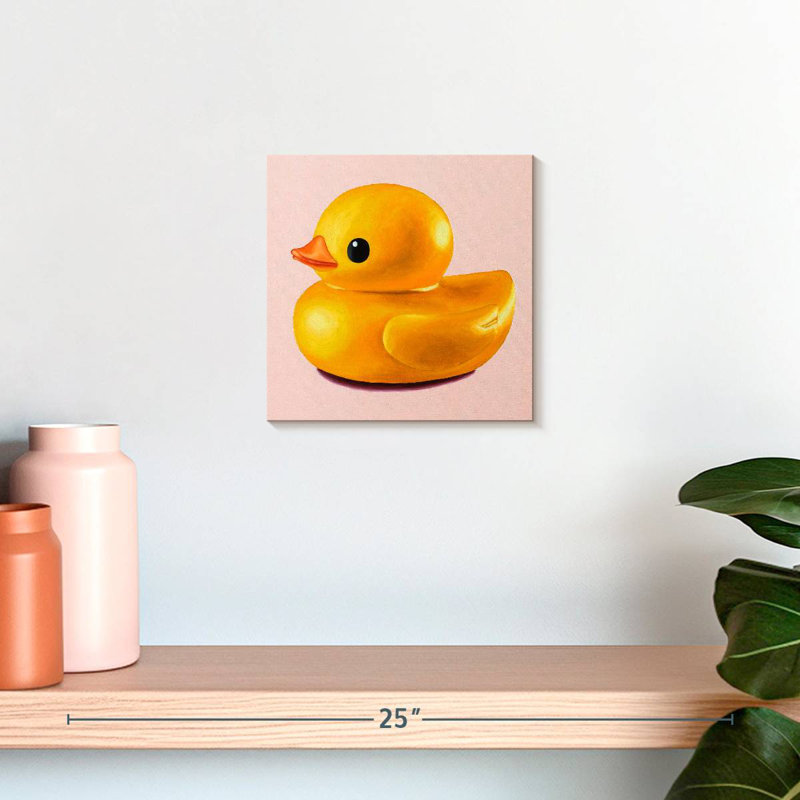 Canard en caoutchouc brillant Ashelle, H 10 po x l 10 po