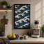 Rhythmic Waves Japandi - Wrapped Canvas-523139202-523139210