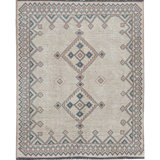 Hand-Knotted High-Quality Gray Area Rug