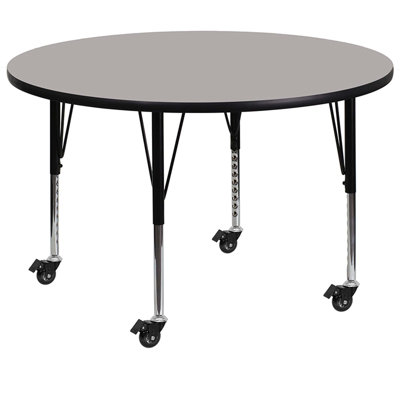 Table ronde mobile en stratifié Goddard