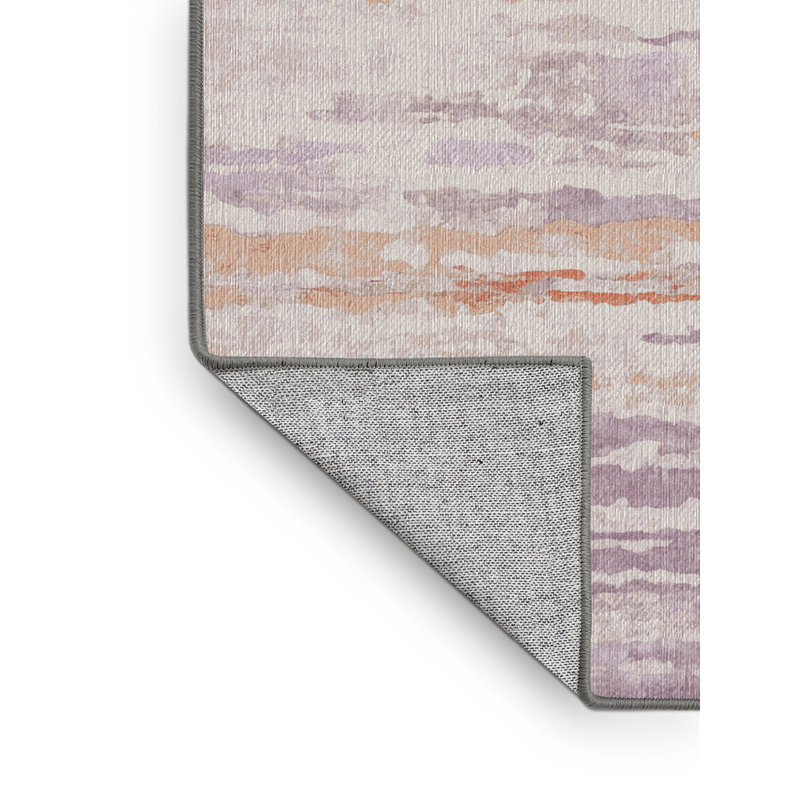 Machine Washable Gray Area Rug, Rectangle 8' x 10'
