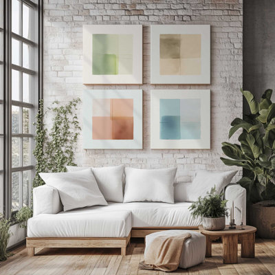 Balanced Hues Set of 4 Prints