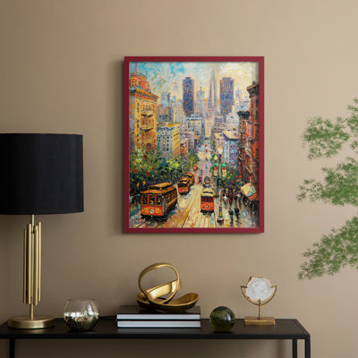 LANDSCAPES Series CECLV, reproduction encadrée - bois massif