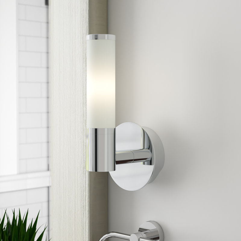 Applique murale articulée à intensité variable à 1 lumière Melorie, Nickel satiné, H 10,63 po x l 20,39 po x P 6,81 po