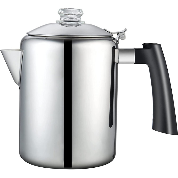 Farberware 12-Cup Classic Stainless Steel with Blue Knob Coffee