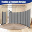 Extra Wide Folding Room Divider and Privacy Screen for Home and Office