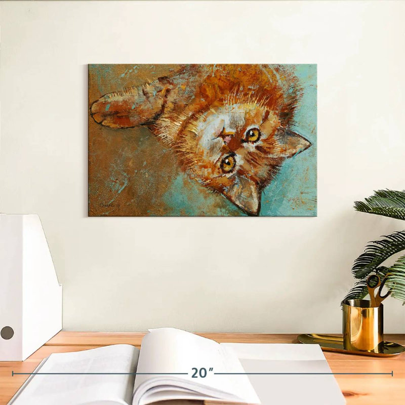 Brampt Little Tiger, 8" H x 12" W