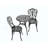 Products 3-Piece Outdoor Rust-Resistant Cast Aluminum Patio Bistro Set-949396137