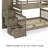 Haussman Kids Twin Over Full Bunk Bed with Drawers-219693778