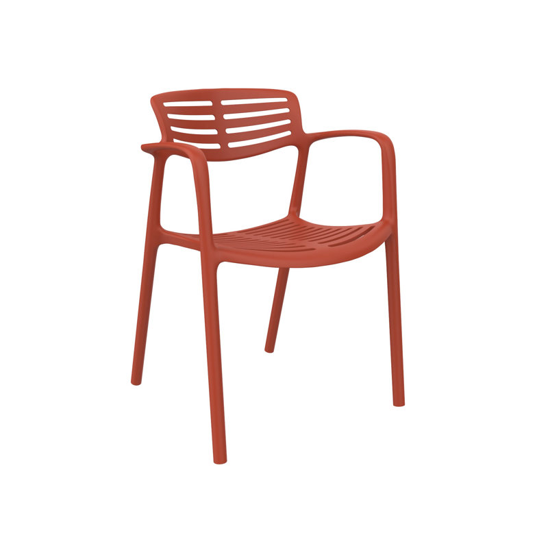 Fauteuil Toledo Aire Eco, Rose rouge