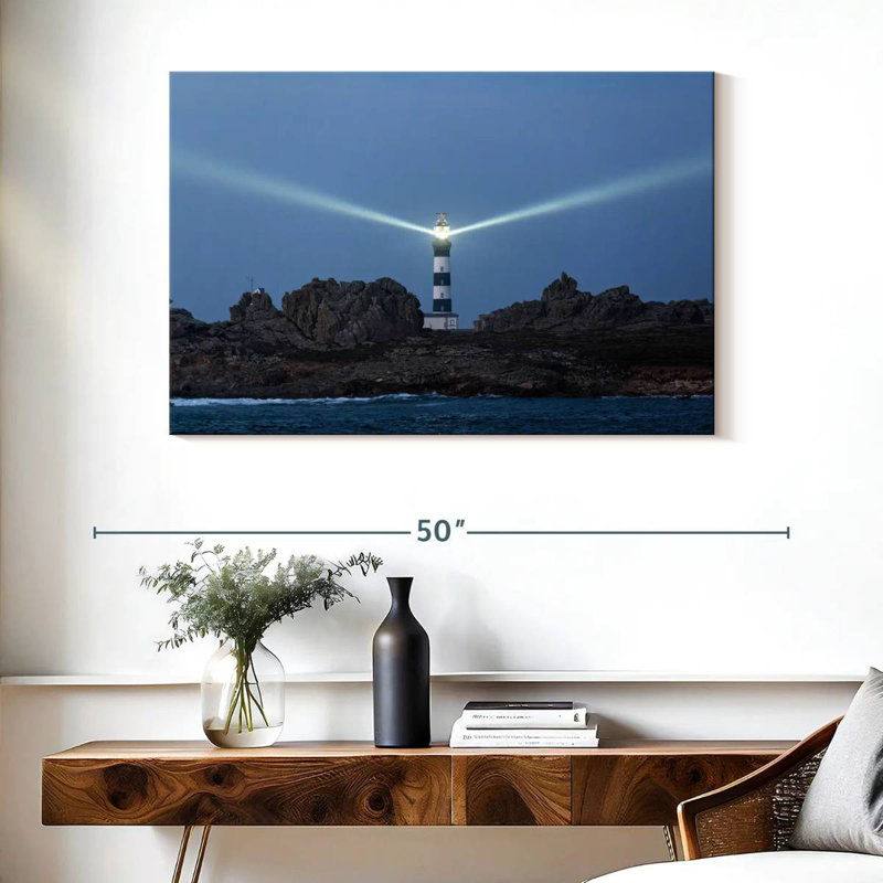 Aletra Creach Point Lighthouse, 26" H x 39" W