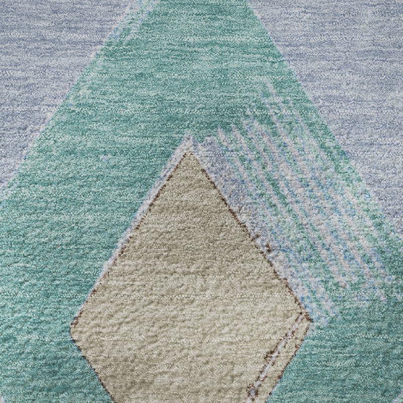 Premium Machine Washable Ansley Geometric Rug, Rectangle 10' x 14'