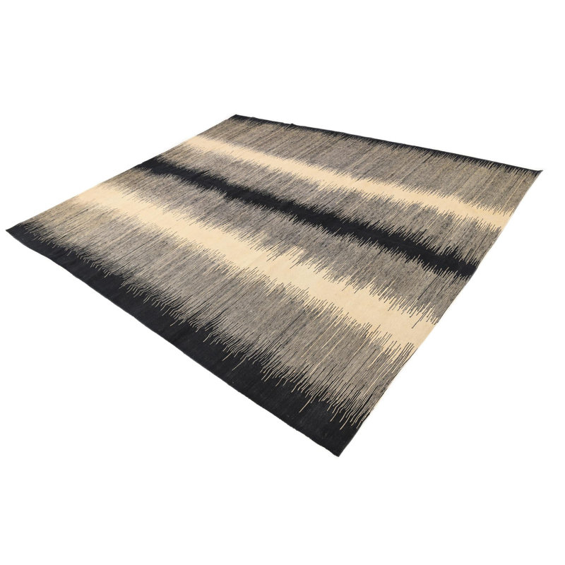 Tapis noir et blanc Murtagh