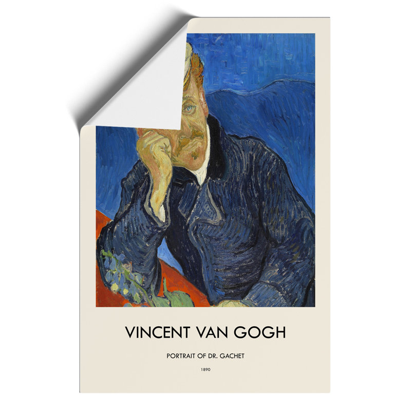 Dr Paul Gachet Print by Vincent van Gogh - Frameless Print, 59cm H x 42cm W x 0.1cm D