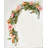 66" Artificial Caladium Leaf and Flower Garland
