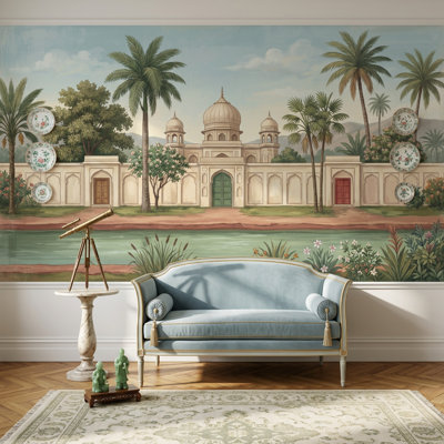 Décoration murale murale de style tropical tropical