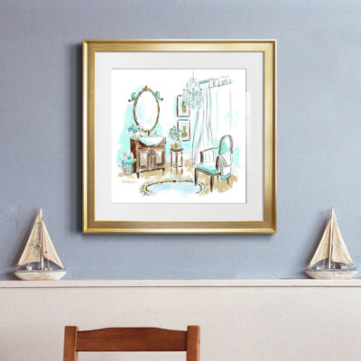 «Blue Opulence II», cadre photo
