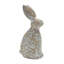 Ensemble de 2 sculptures florales de lapin sculpté Wimbish