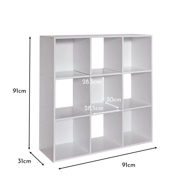 Northville 91cm H x 91cm W Cube Bookcase, Natural