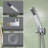 10 In Rainfall Shower System - Ceiling Mount, Rain Shower Heads With Handheld Spray, Thermostatic Shower Faucet Set Complete Shower Trim Kit With Rough-in Valve-103184829
