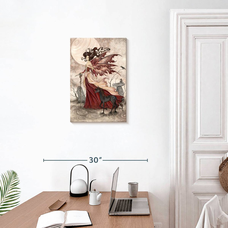 Kelan The Red Queen, 24" H x 16" W