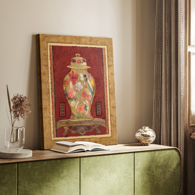 Urne romantique I - Cavas enveloppés de galerie, H 48 po x l 32 po