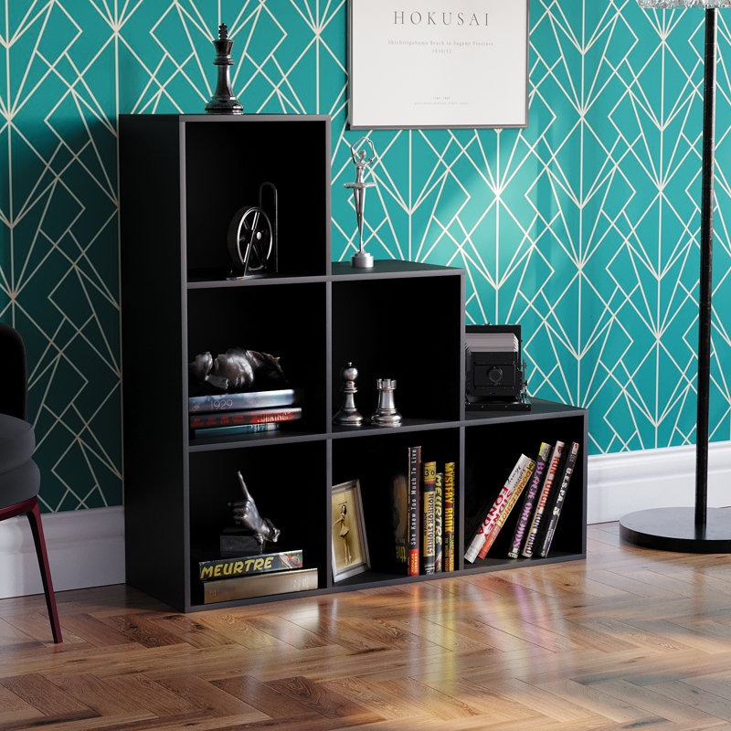 96.5cm H x 96.5cm W Bookcase, Black
