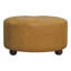 Table basse en cuir Amber Oak