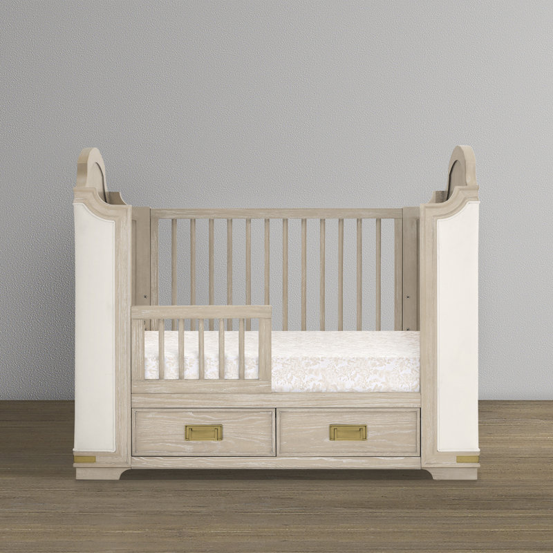 Paris Toddler Guardrail, Whitewash Ash