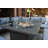 GREY FRAME 8 SEATER - 6pc corner lounging set 