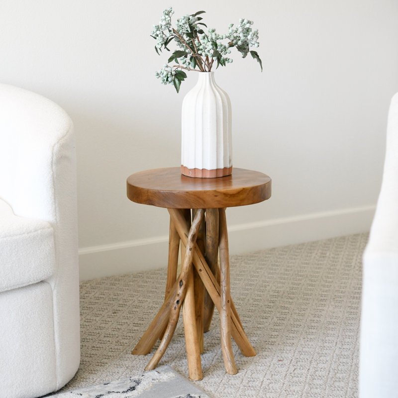 Brishaun Solid Wood End Table