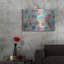 Art mural en métal Luxe Flor Art2 par Noemi Ibarz, 36 po x 24 po