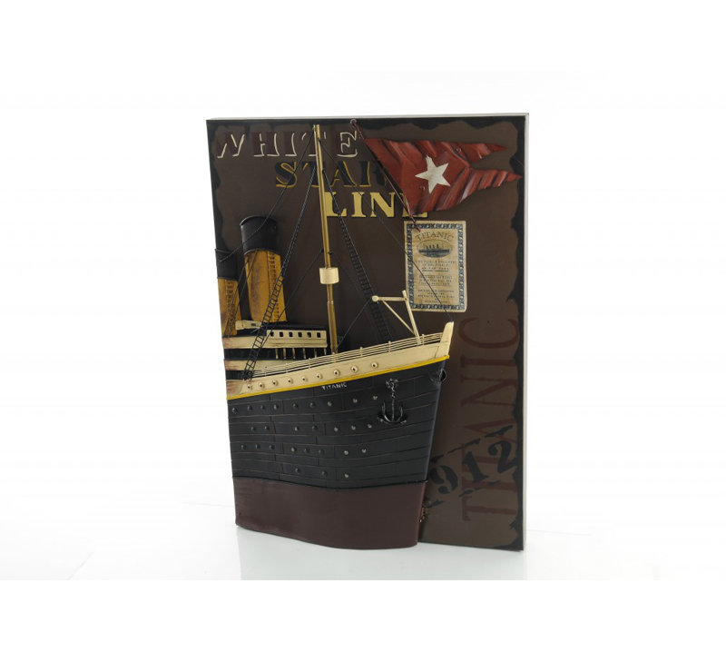 ZeaZu 1912 RMS Titanic 3D Front Bow Painting | Wayfair