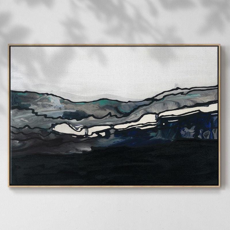" It's About Time V ", Natural, 25" H x 37" W x 2" D