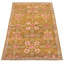 Tapis unique en laine noué à la main de style Oushak olive de style nouvel âge de 18 pi 5 po x 7 pi 10 po