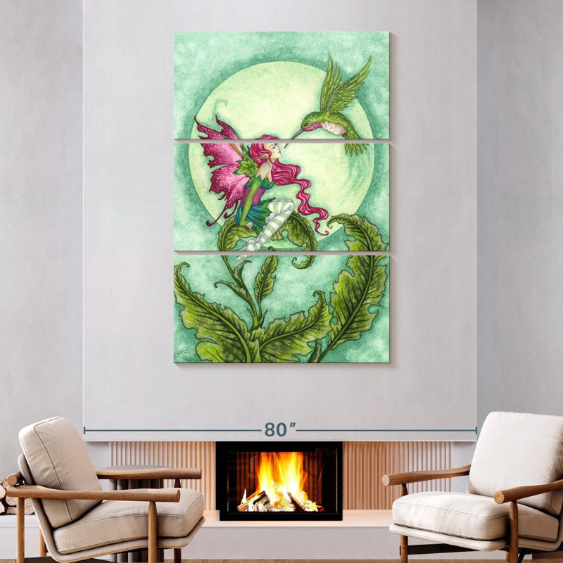Kelan Flirting, 74'' H x 48'' W