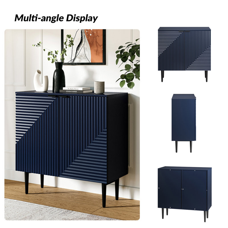 Breithaup Standard Accent Cabinet, Navy
