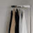 Dual-Layer Coat Rack with Stainless Steel Frame